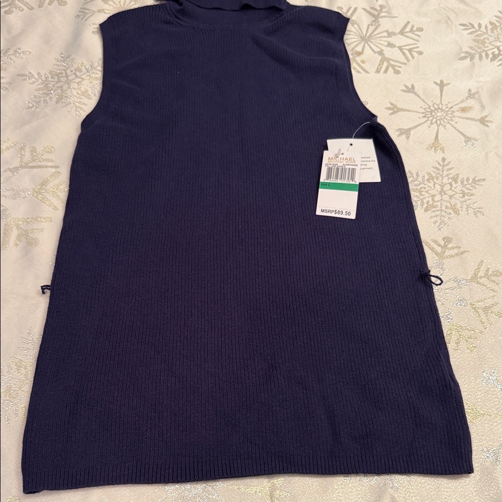 Michael Kors Aubergine Knit Top L